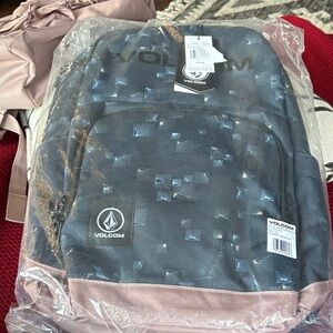 Volcom Roamer 2.0 day trip Geometric Black and blue  Backpack bag